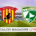 Benevento Avellino cronaca diretta live risultato in tempo reale