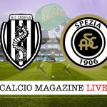 Cesena Spezia cronaca diretta live risultato in tempo reale