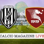 Cesena Salernitana cronaca diretta live risultato in tempo reale