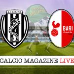 Cesena Bari cronaca diretta live risultato in tempo reale