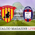 Benevento Crotone cronaca diretta live risultato in tempo reale