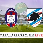 Crotone Sampdoria cronaca diretta live risultato in tempo reale