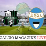 Sassuolo Spal live cronaca risultato tempo reale