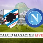 Sampdoria Napoli cronaca diretta live risultato in tempo reale