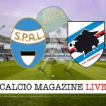 Spal Sampdoria cronaca diretta live risultato tempo reale