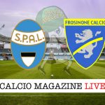 Spal Frosinone cronaca diretta risultato in tempo reale