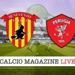 Benevento Perugia cronaca diretta live risultato tempo reale