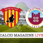 Benevento Cittadella cronaca diretta live risultato tempo reale