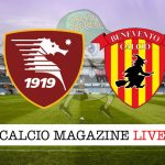 Salernitana Benevento cronaca diretta live risultato in tempo reale