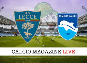 Lecce Pescara cronaca diretta live risultato in tempo reale