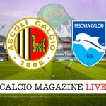 Ascoli Pescara cronaca diretta live risultato in tempo reale