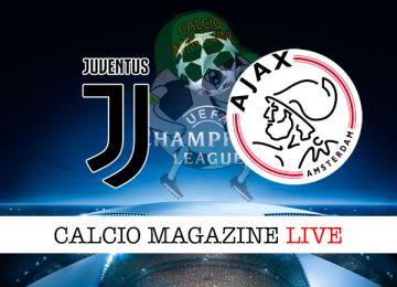 Juventus Ajax cronaca diretta live risultato in tempo reale