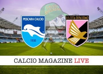 Pescara Palermo cronaca diretta live risultato in tempo reale