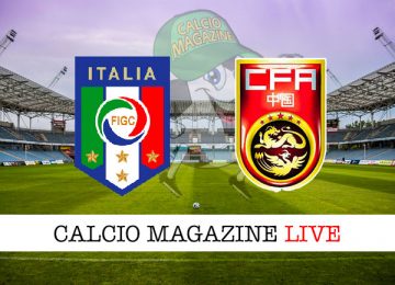 Italia Cina cronaca diretta live risultato in tempo reale