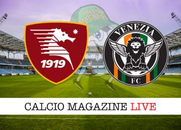 Salernitana Venezia cronaca diretta live risultato in tempo reale