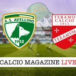 Avellino Teramo cronaca diretta live risultato in tempo reale