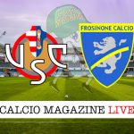 Cremonese Frosinone cronaca diretta live risultato in tempo reale