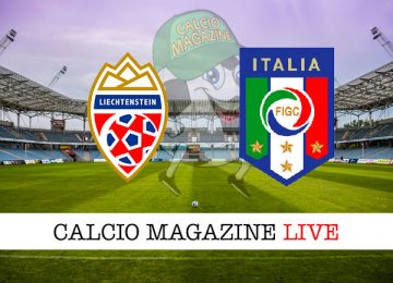 Liechtenstein Italia cronaca diretta live risultato in tempo reale