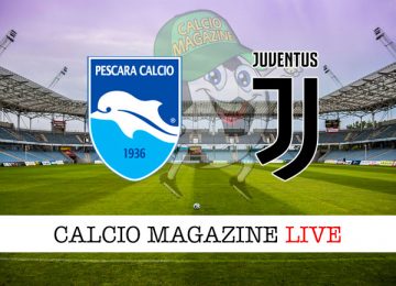 Pescara Juventus cronaca diretta live risultato in tempo reale