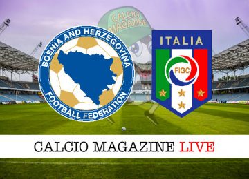 Bosnia Italia cronaca diretta live risultato in tempo reale