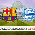 Barcellona Alaves cronaca diretta live risultato in tempo reale