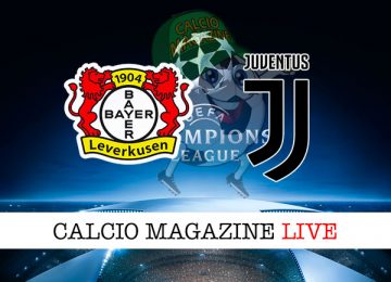 Bayer Leverkusen Juventus cronaca diretta live risultato in tempo reale