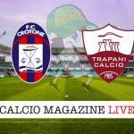 Crotone Trapani cronaca diretta live risultato in tempo reale