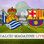 Real Sociedad Barcellona cronaca diretta live risultato in tempo reale