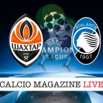 Shakhtar Donetsk Atalanta cronaca diretta live risultato in tempo reale