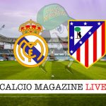 Real Madrid Atletico Madrid cronaca diretta live risultato in tempo reale