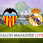 Valencia Real Madrid cronaca diretta live risultato in tempo reale