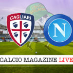 Cagliari Napoli cronaca diretta live risultato in tempo reale