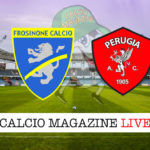 Frosinone Perugia cronaca diretta live risultato in tempo reale