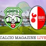 Monopoli Bari cronaca diretta live risultato in tempo reale