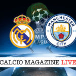 Real Madrid Manchester City cronaca diretta live risultato in tempo reale