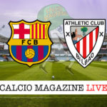 Barcellona Athletic Bilbao cronaca diretta live risultato in tempo reale