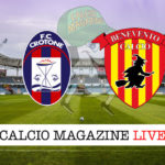 Crotone Benevento cronaca diretta live risultato in tempo reale