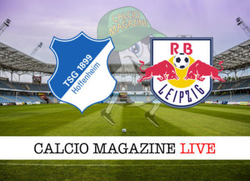 Hoffenheim Lipsia cronaca diretta live risultato in tempo reale