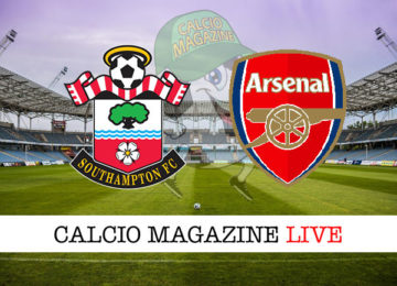 Southampton Arsenal cronaca diretta live risultato in tempo reale