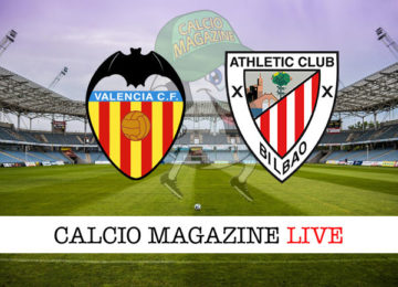 Valencia Athletic Bilbao cronaca diretta live risultato in tempo reale