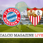 Bayern Monaco Siviglia cronaca diretta live risultato in tempo reale