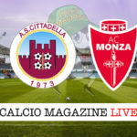 Cittadella Monza cronaca diretta live risultato in tempo reale