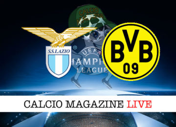 Lazio Borussia Dortmund cronaca diretta live risultato in tempo reale