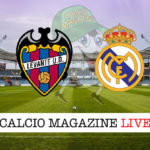 Levante Real Madrid cronaca diretta live risultato in tempo reale