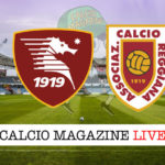 Salernitana Reggiana cronaca diretta live risultato in tempo reale