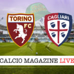 Torino Cagliari cronaca diretta live risultato in tempo reale