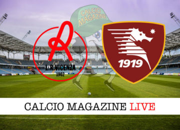 Vicenza Salernitana cronaca diretta live risultato in tempo reale