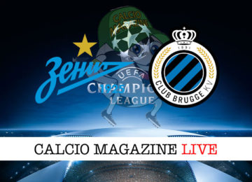 Zenit Club Brugge cronaca diretta live risultato in tempo reale