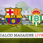 Barcellona Real Betis cronaca diretta live risultato in tempo reale