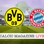 Borussia Dortmund Bayern Monaco cronaca diretta live risultato in tempo reale